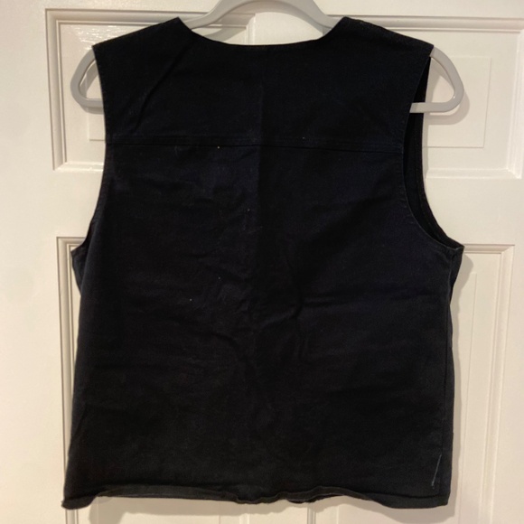 Weissman Mixify Studio Exclusive Black Stretch Twill Cargo Vest – Adult Medium - Picture 7 of 7